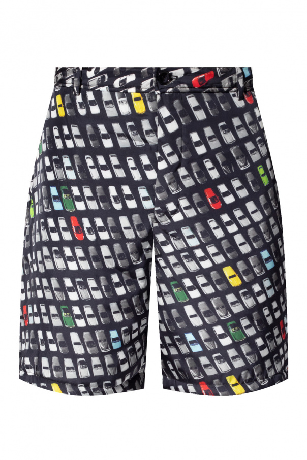 Printed shorts Bottega Veneta - leather card case bottega